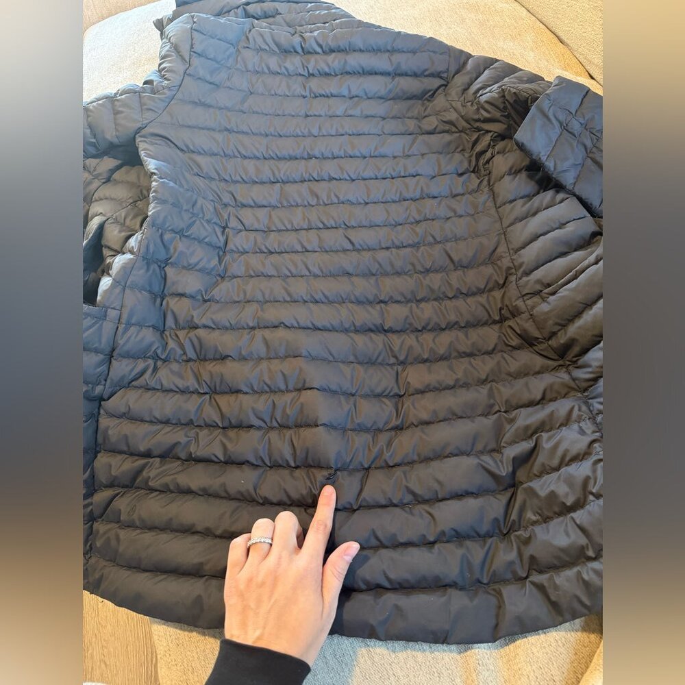 Women's Black Quilted Jacket - Picture 5 of 5